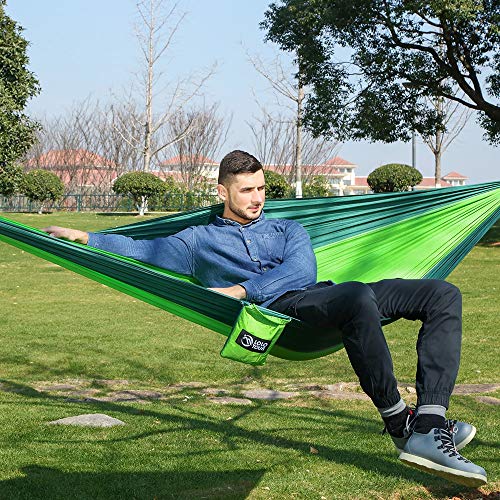 Amaca Amaca Doppia Per Esterni Panno Paracadute Portatile 2 Persone Hamaca Hamak Rede Sedia Da Giardino Pensile Altalena Da Viaggio Per Dormire Hamac