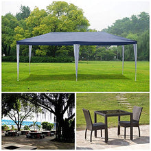 Hengda 3x6m Tenda da Giardino, Protezione UV Gazebo da Festa Blu Impermeabile per Fiere,Feste e Mercati