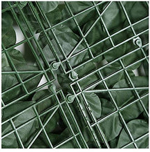 YUXO Artificiale Siepe Finta Foglia Edera Recinzioni decorative Foglia di poliestere Copertura di resistenza agli agenti atmosferici Pareti da giardino Schermo per la privacy Recinzione foglia artific