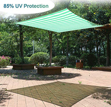 WXQIANG Rettangolare Ombra Vela con Occhielli, Sun reticolato baldacchino for Outdoor/Tenda/Copri Finestra, Anti-UV e Resistenza all'Usura Protezione Solare, Isolamento Termico (Size : 2M X 2M)