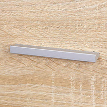 BAKAJI Mobile Cassettiera Mobiletto 5 Cassetti in Legno MDF Pomelli in Metallo Design Moderno Arredamento Casa Camera da Letto Dimensione 35 x 41 x 108 cm (Quercia)
