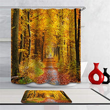 LIYAN Combinazione Bagno. Immagini Chiare E Colori Vivaci Rendono Il Tuo Bagno Pieno di Vita. Accessori da Bagno. Foresta d'Autunno.
