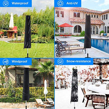 Landrip Copertura per Ombrellone Impermeabile, Parasol Cover, Coperture per Ombrellone Esterno,420D Oxford Impermeabile Coperture Protettiva per Ombrelloni da Giardino con Anti-UV 190x30/40x50CM