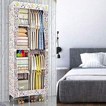 NXYJD Cabinet Panno di Modo di Oxford a 4 Strati dormitorio Camera da Letto Semplice Combinazione Guardaroba Comodo deposito mobili gabinetto di casa