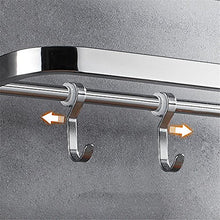 Bagno porta asciugamani acciaio inossidabile portasciugamani 304 servizi igienici mensola accessori per il bagno pugno libero hotel 50cm