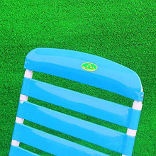FACAZ Sedia a Sdraio per Esterni in plastica, Sedia Pieghevole da Ufficio Sedia da Giardino per Esterni Siesta Chaise Longue Sedia Pieghevole Cool Blue