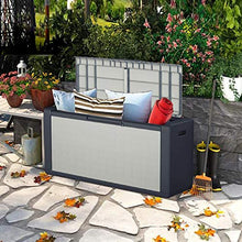 Zhengowen Armadi da Esterno Grande capacità di archiviazione Strumento di detriti Box Balcone Cortile Villa Garden Protezione Impermeabile Sun Contenitore di stoccaggio all'aperto
