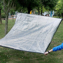Rete parasole YXX 75% Panno Parasole Riflettente Sunblock, Rete di Raffreddamento per Telo Isolante in Alluminio per Copertura vegetale, Fiori per Serre, Prato da Giardino (Size : 0.5m×2m)
