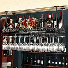 DYB Portabicchieri Continental Portabicchieri da Vino Portabicchieri Portabicchieri Creativo da Appendere a Testa in Giù Portabicchieri Portabottiglie Forte capacità di carico (Dimensioni: 60 cm)