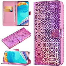Robinsoni Custodia Compatibile con Nokia 3.1 Plus Cover Libretto Magnetica Cover Portafoglio Pelle PU Antiurto Cover Silicone Custodia Taccuino Cover 360 Gradi Telefono Custodia Signorile Rosa