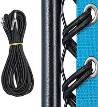 Corda Elastica per Sdraio Ricambio,Cordini di Ricambio Universali,Lacci in Sedia a Sdraio,Set di 4 Corde Elastiche con Corda,Corda Elastica Sedia Zero Gravity a Sdraio da Giardino Poltrona