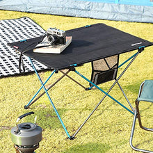 Azarxis Tavolo da Campeggio Pieghevole in Alluminio, Tavolino da Barca Picnic BBQ Camping Spiaggia Giardino Pesca (M – 70 x 50 x 45cm)