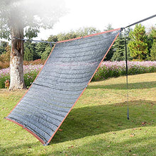 XIAOXIAO Rete ombreggiata Parasole Net-Encrypted Sunscreen Outdoor Car Garden Flower Sunshade Net Sunscreen Mesh Termica Nero Multi Size (Size : 2x6m)