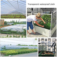 Telone e Telo Copertura Protezione Contro La Pioggia del Giardino,Multiuso Trasparente Impermeabile Tela,Tenda da Pioggia di Plastica, Inverno Antigelo PE Morbido Film per Piante (5x10m/16.4x32.8ft)
