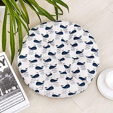 eewopjkj Cuscino per Sedile Rotondo Set di 4 Cuscini per Sedia Cuscino Edizione Bordo Sedile 40 x 40 cm Cuscino per Sedia da Giardino poggiapiedi da Giardino Balcone terrazza E