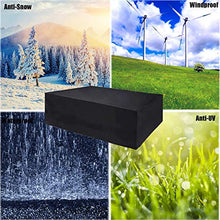 WYZQ Fodere per mobili da Giardino, Fodere per mobili da Esterno, Telo da Giardino Rettangolare, Tessuto Oxford Resistente, Protezione dalla Neve, Anti-UV, Set di coperture per Patio