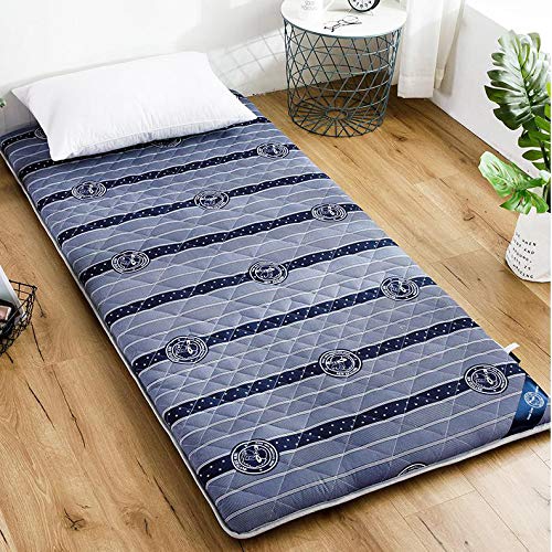 Nileco Tradizionale Giapponese Materasso Quilting Futon, Addensare Materasso Tatami Stuoie Pieghevole Tappetino, Quattro Stagioni Disponibili Coprimaterasso Morbido-a Queen