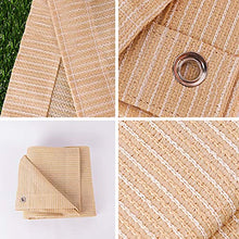 Rete parasole YXX Paralume in Tessuto plastificato con passacavi, reticella per Tende oscuranti per Serra, Telo a Rete al 90% con tendalino per Copertura pergola (Size : 3mx6m)