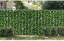 YUXO Artificiale Siepe Finta Foglia Edera Siepe Artificiale Schermo di edera Protezione UV Privacy Flessibile istantanea Che Copre Le recinzioni Decorative del Muro del Giardino Antivento Privacy