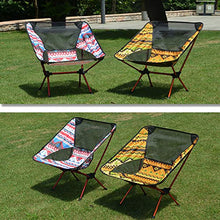 Oeternity Sedia Pieghevole Portatile da Esterno Ultra-Leggero, Portatile, Traspirante E Confortevole, Molto Adatto per attività All'aperto, Campeggio, Escursionismo, Picnic, Pesca,Arancia