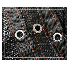 Nero Parasole Net Addensare Encrypted Isolamento Termico Panno Netta for Sun-Prova Shading Panno for Giardino Fiori e Piante (Size : 4mX8m)
