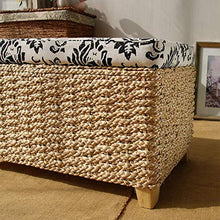 Sgabello in rattan, Sedile creativo Retro Ricamato a mano Storage Shair Panca scarpa moda Casa Osman 50 * 30 * 31cm / 50 * 30 * 40cm / 80 * 30 * 40cm Camera da letto Porta del soggiorno Disponibile