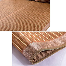 BJL-mat - Materassino estivo in bambù, double-face, pieghevole, per casa, camera da letto, studenti, dormitorio, multifunzione, fresco e confortevole, 4 oyo (dimensioni: 1,5 × 2 m)