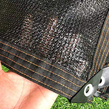 LLPEIJIE026 Rete Ombreggiante 80%,Crema Solare,Tenda Parasole Rettangolare,Resistente ai Raggi UV,Traspirante,con Occhielli,per Giardino,Terrazza,Campeggio,Patio,Nero(2x4m/6.6x13.1ft)