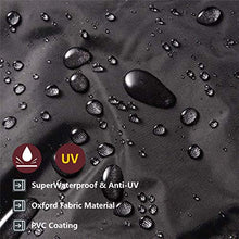 BAILR Copritavolo da Giardino 269×180×89cm, Coperture per Tavoli, Copertura Mobili Giardino,Copertura Tavolo Giarding, Antivento/UV/Impermeabile, Resistente allo Strappo 425D Oxford