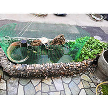 LSXIAO Giardino Recinzione Rotolo di Rete, Verde Rivestito in Vinile Panno Hardware, 6x6cm Apertura Quadrata Flessibile Facile da Tagliare per Gli Stagni, Frutteti, Alberi