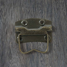 Serie Vintage portabottiglie per vini Lucan legno paulonia 31x48x76cm ~ marrone
