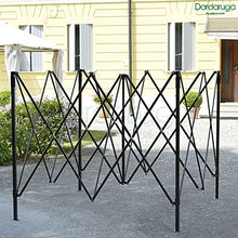 DARDARUGA Gazebo RICHIUDIBILE 3X3 M Pieghevole A Fisarmonica Mercato TENDONE Sacca E MURI (Bianco)