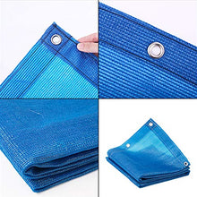 Rete Tessuta Ombreggiante in Blu,Tenda a Vela Rettangolare,Traspirante,Anti età,Resistente ai Raggi UV,Vela Ombreggiante,Tenda da Sole per Esterno,per Piante Grasse,Balcone (1.9x3m/6.2x9.8ft)