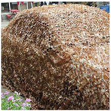 ZHANGYUQI Camouflage Net Parasole Decorazioni Parasole, Rete Mimetica Camo Net per Tende da Sole Parasole Caccia da Campeggio，Deserto Camouflage Rete, più Formati (Size : 3×5m)
