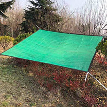 WXQIANG - Tenda per ombreggiatura, in polietilene, 90% resistente ai raggi UV, 23 misure, protezione solare personalizzabile, isolamento termico, colore: verde, dimensioni: 4 x 6 m