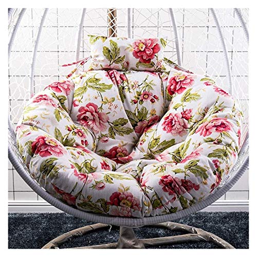 Cuscini per Sedie A Sdraio in Rattan con Cuscino Cuscini per Sedie Amaca di Colore Oversize Senza Sedia