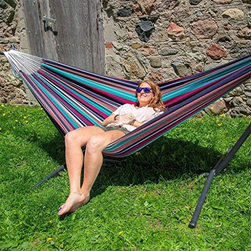 Amaca Tenda Portatile Per Amaca Comfort Per Interni Durabilità Sedia Sospesa A Righe Da Giardino Amache Per Sedia Grande Forniture Per La Casa
