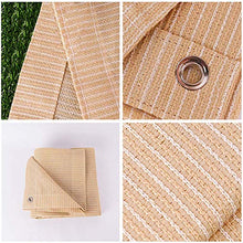 Vicareer Rete Ombreggiante 90% Vela Ombreggiante Telo Parasole,Impermeabile,Protezione UV,Tenda A Vela Frangivista per Giardino Balcone Terrazza,Beige(2X3M)