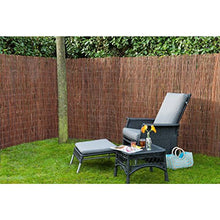 Nature Recinzione Frangivento in Salice 1x5 m 5 mm Recinto Decorativo Giardino