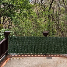 YUXO Artificiale Siepe Finta Foglia Edera Recinzione per la privacy Siepe di foglie artificiali Recinzione per pareti con schermo per la privacy Abbellisci la decorazione per giardino esterno Antivent