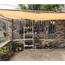 DLLY Rete Ombreggiante Gialla, Rete Protettiva, Tessuto A Rete Crittografato, per Giardino, Fiore, Cortile, Telo Parasole, Rete Ombreggiante Traspirante E Antietà,2x6m(7 * 20ft)