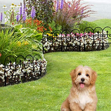 Recinzione del Giardino più Nuovo di Stile retrò, 5pcs Paesaggio Ruggine Proof Plastic Decoration Garden Border Border, Design con antigelo Fences Protective Fences Barriera Bordatura per Fiore