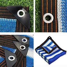 CYY 10x20ft/3x6m Rete Ombreggiante con Occhielli,Panno per Protezione Solare a Strisce Resistente Ai Raggi UV 95%, Coperture Balcone Cortile (Dimensioni Multiple)