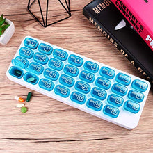 TOPBATHY Portapillole mensile Portatile 31 Giorni Medicine Tablet Storage Dispenser per Viaggi