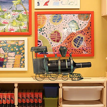Tooarts Treno Titolare Bottiglia di Vino l'arte del Ferro Supporto di Bottiglia Creativo Portabottiglie Classic Pratici Artigianato Decorazione