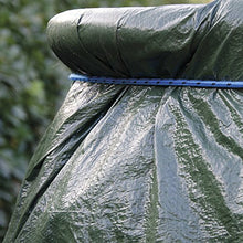 VERDELOOK Telo occhiellato Multiuso in polietilene, 5x4 m, Verde/Blu, coperture