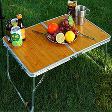 Tavoli da Picnic Tavolo Pieghevole, Tavolo Pieghevole da Campeggio Borsa da Spiaggia Leggera Tavolo in Alluminio con Borsa da Trasporto da Viaggio all'aperto per Laptop