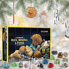 AOXING Confezione Regalo Rocks Storage, fornisce Giocattoli educativi di Alta qualità per Bambini, Regali Adatti per Bambini 24 Piccole finestre a Sorpresa Sono in Attesa di Essere Aperte