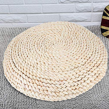 XiangXin Materiale di crusca di Mais Naturale Cuscino per sedili Rotondi Cuscino per Pavimento Cuscino Tatami per Meditazione Balcone Cerimonia del tè