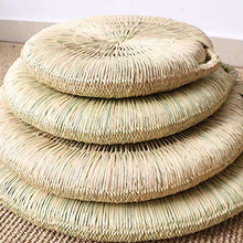 LTINN Tappetini Rotondi, Fatti a Mano in Tatami Intrecciati in Paglia, tappetini di Protezione Ambientale ispessiti Naturali, tappetini Sono Resistenti all'Usura, robusti, Comodi e durevoli